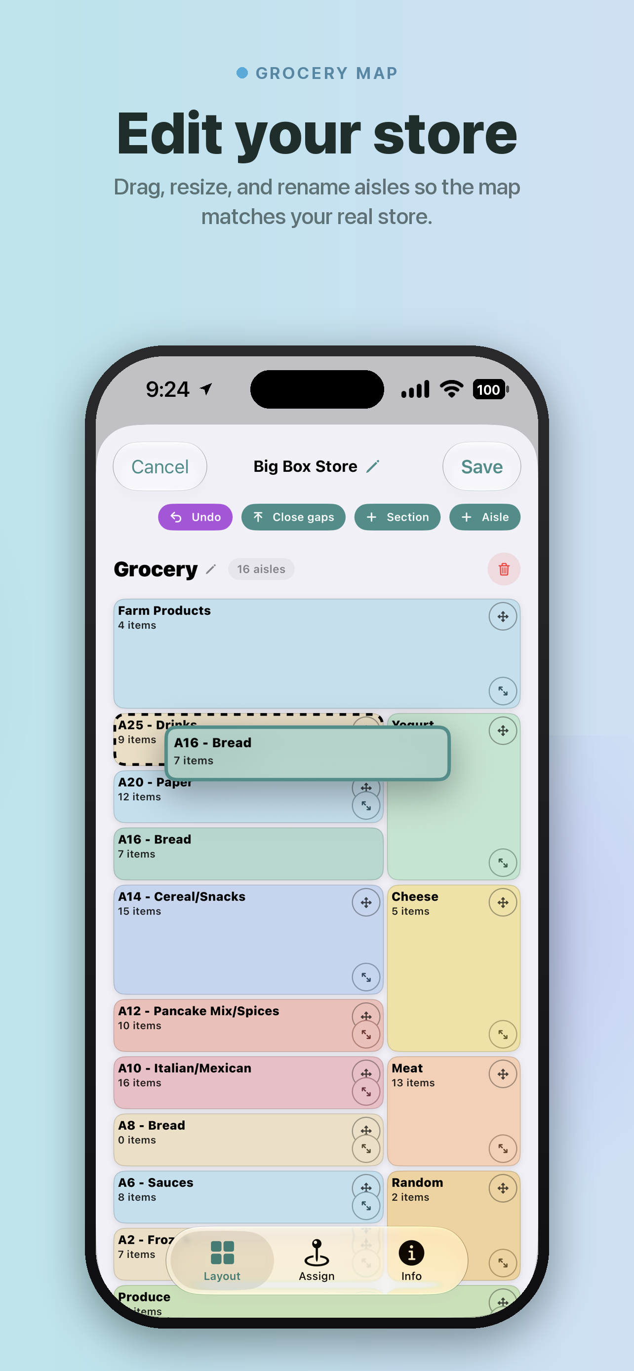 Edit your store