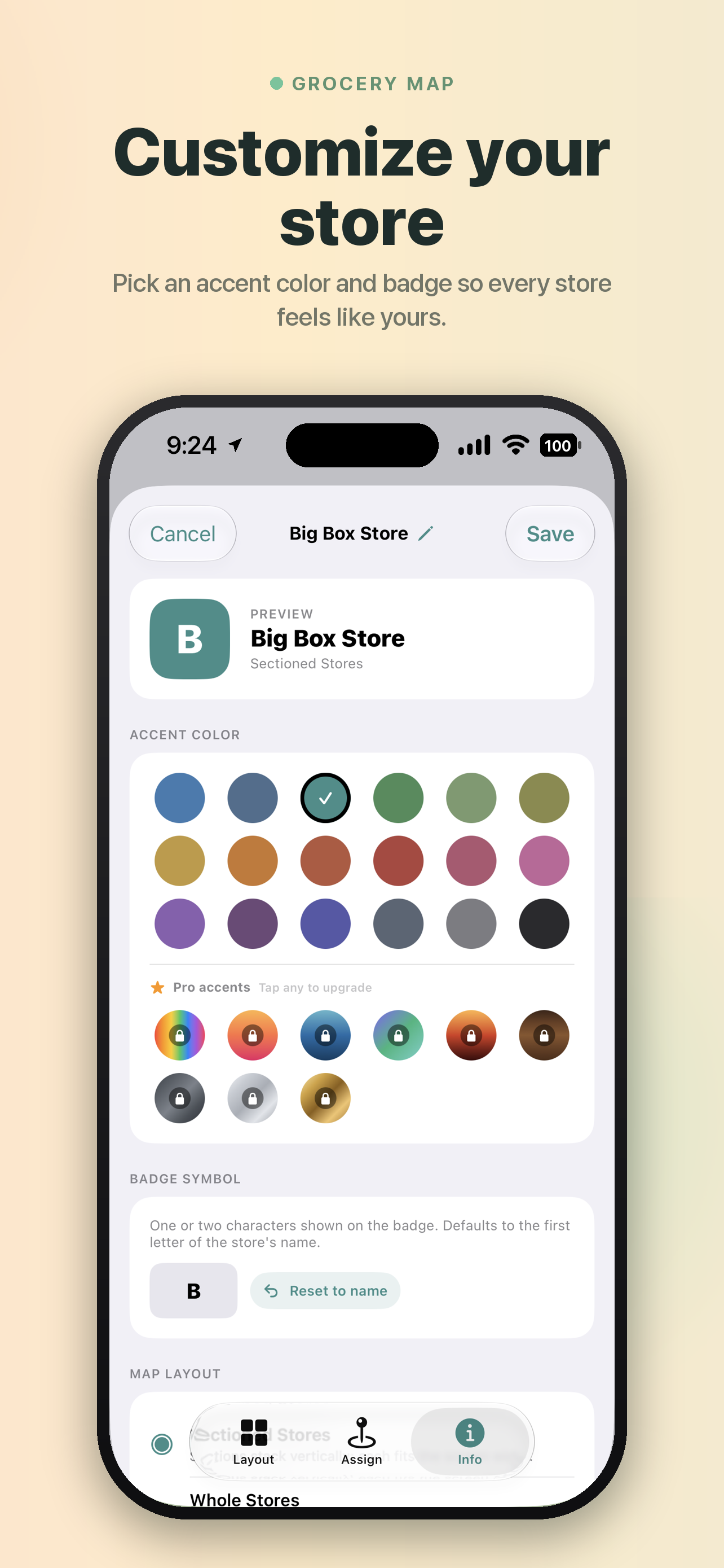 Customize your store