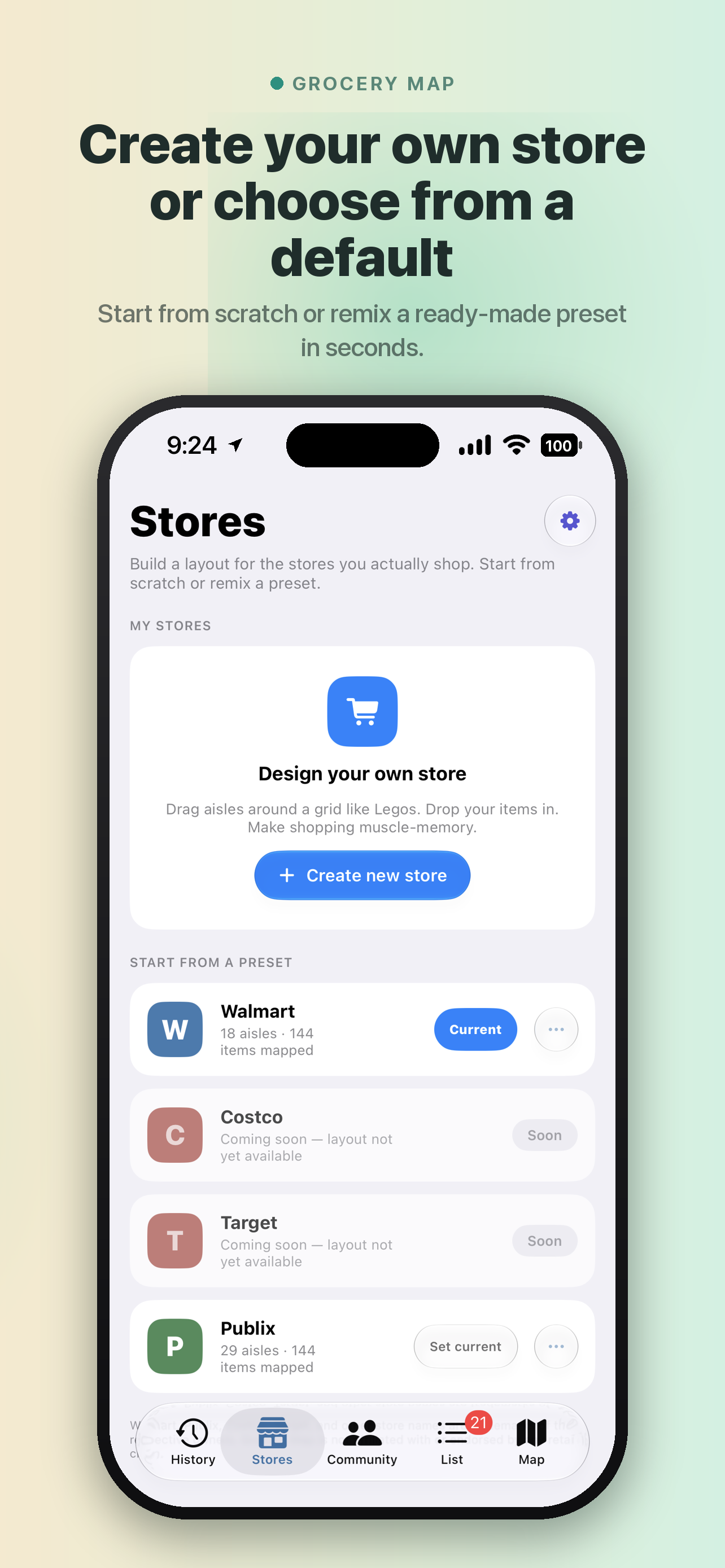 Create your own store